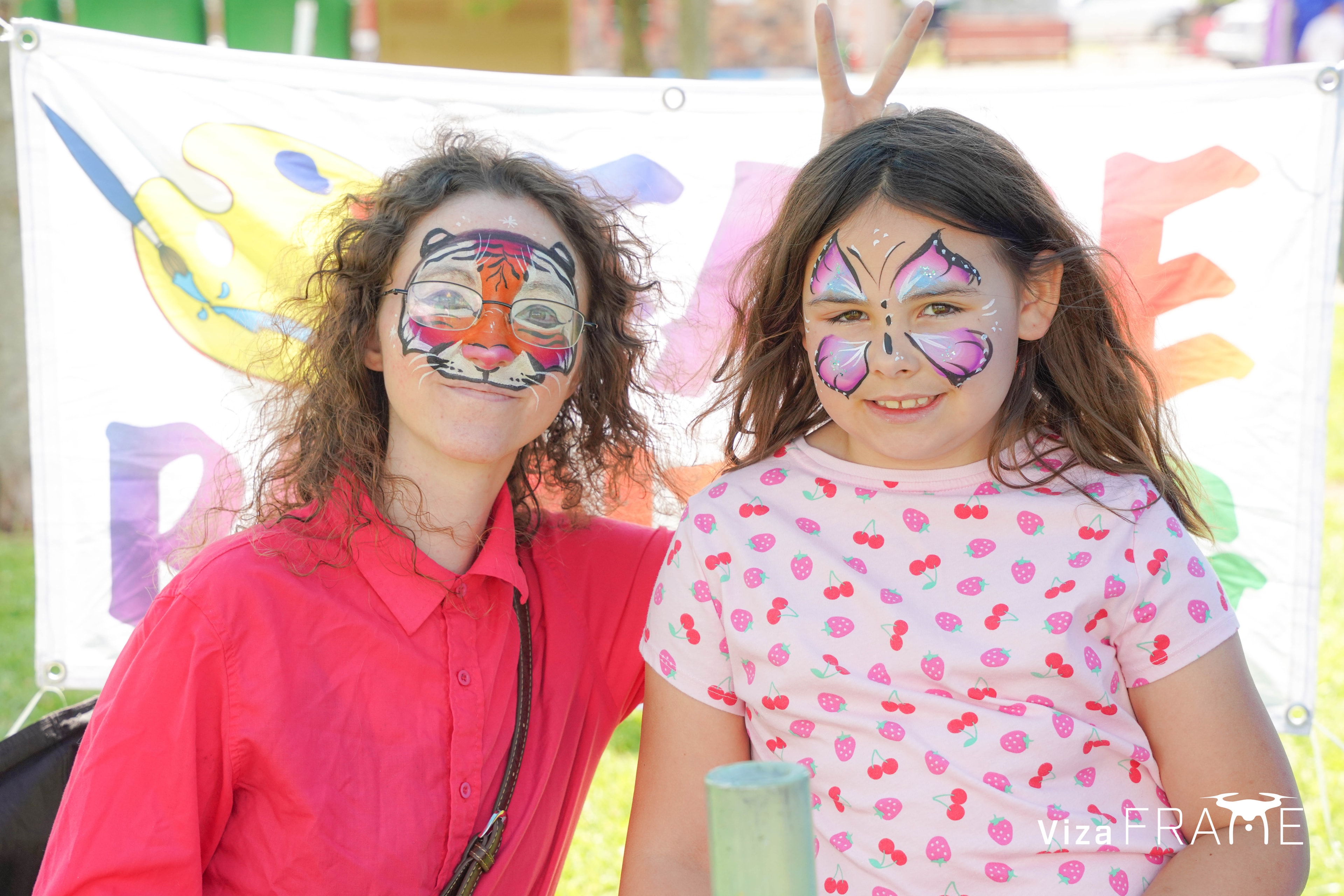 Face painting at Almost Heaven LEGO Bash